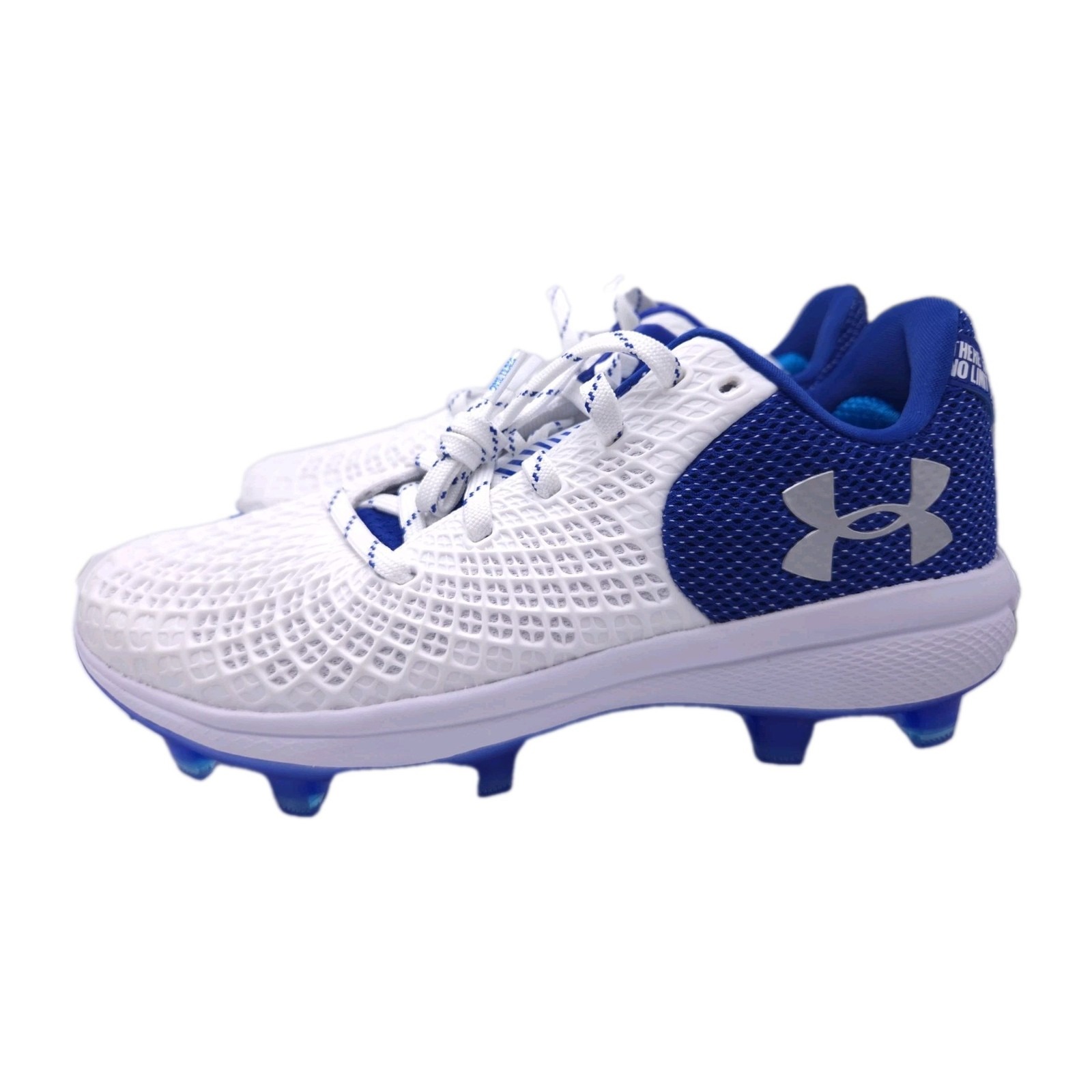 Under Armour Women's Glyde 2.0 Mt Tpu Softball Cleats White Blue Size 9.5